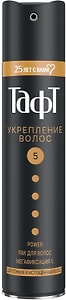 Изображение товара Лак для укладки волос Тафт Power Укрепление волос мегафиксация 225мл