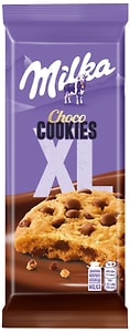 Изображение товара Печенье Milka XL Cookies с кусочками молочного шоколада 138г