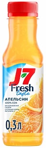 Изображение товара Сок J7 апельсиновый 300мл