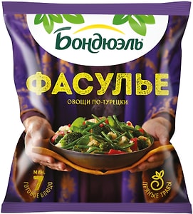 Изображение товара Смесь овощная Бондюэль Фасулье по-турецки 400г
