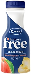 Изображение товара Йогурт питьевой Viola Lactose Free Белый персик-Ваниль 1.1% 270г