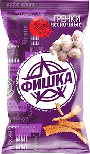 Изображение товара Гренки Фишка Чесночные 120г