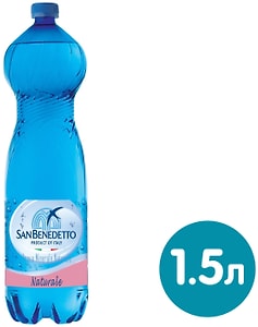 Изображение товара Вода San Benedetto минеральная негазированная 1.5л