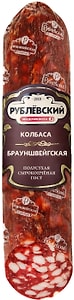 Изображение товара Колбаса Рублевский Брауншвейгская полусухая сырокопченая