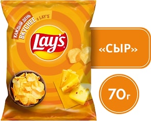 Изображение товара Чипсы Lays Сыр 70г