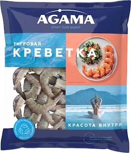 Изображение товара Креветки Agama Тигровые №8 400г