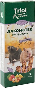 Изображение товара Лакомство для грызунов Triol с фруктами 80г