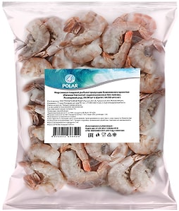Изображение товара Креветки Polar 26/30 Королевские сыромороженые без головы 1кг