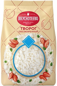 Изображение товара Творог Вкуснотеево обезжиренный 750г