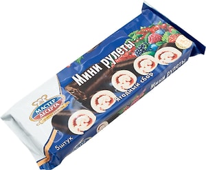 Изображение товара Мини-рулеты Мастер десерта Ягодный сбор 175г