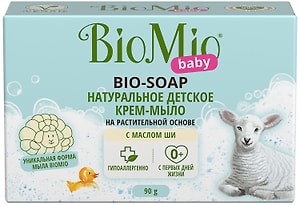 Изображение товара Крем-мыло детское BioMio Baby Bio-Soap с маслом Ши 90г