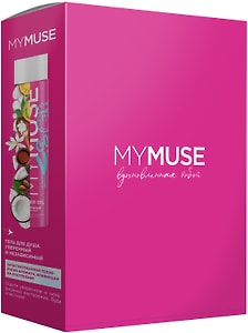 Изображение товара Подарочный набор My Muse Скраб для тела антицеллюлитный 250г + Крем-мусс для рук 80мл + Гель для душа 250мл