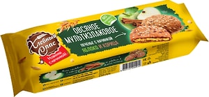 Изображение товара Печенье Хлебный Спас Мультизлаковое с начинкой Яблоко и Корица 250г