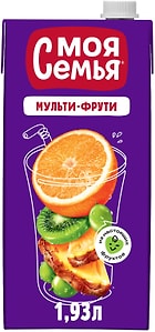 Изображение товара Напиток Моя Семья Мульти-фрути 1.93л