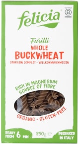Изображение товара Макароны Felicia Fusilli Buckwheat Спиральки 250г