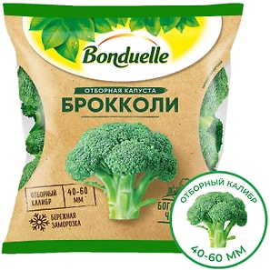 Изображение товара Капуста брокколи Bonduelle отборная быстрозамороженная 400г