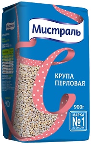 Изображение товара Крупа Мистраль Перловая 900г