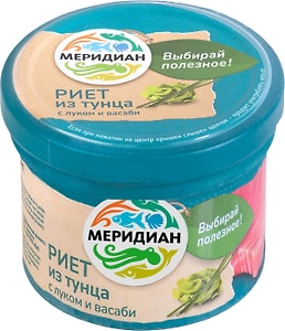 Изображение товара Риет Меридиан из тунца с луком и васаби 100г