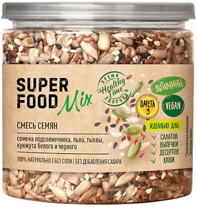 Изображение товара Смесь семян Царская приправа Superfood mix для салатов 290г