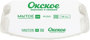 Изображение товара Яйцо Окское мытое дезинфицированное СО 10шт