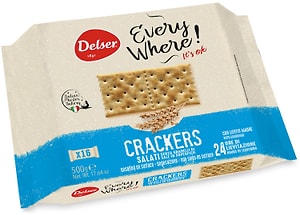 Изображение товара Крекеры Delser Salato Pacco без соли 500г