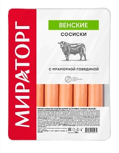 Изображение товара Сосиски Мираторг Венские 350г