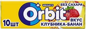 Изображение товара Жевательная резинка Orbit Клубника-Банан 13.6г
