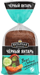 Изображение товара Хлебец наливной Каравай Черный янтарь Зерно и солод 300г