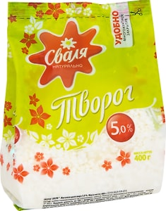 Изображение товара Творог Сваля 5% 400г