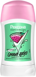 Изображение товара Антиперспирант Рексона Сочный арбуз защита от пота и запаха на 48 часов 40мл