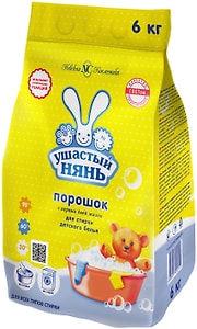 Изображение товара Стиральный порошок Ушастый нянь детский 6кг