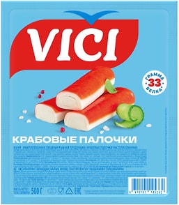 Изображение товара Крабовые палочки Vici охлажденные 500г
