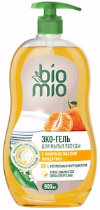 Изображение товара Средство для мытья посуды BioMio с эфирным маслом мандарина 900мл