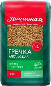 Изображение товара Крупа Националь Гречка Алтайская 800г