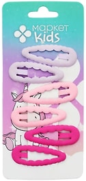 Изображение товара Зажимы для волос Маркет Kids 6шт