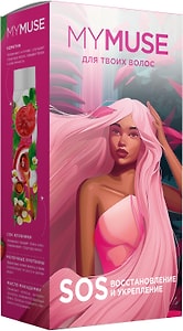 Изображение товара Подарочный набор My Muse Шампунь для волос 250мл + Бальзам SOS-восстановление 250мл