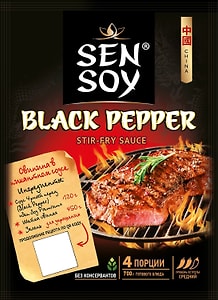 Изображение товара Соус Sen Soy Черный перец 120г