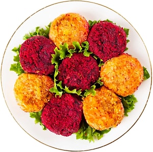 Изображение товара Биточки У Палыча свекольные и морковные 500г