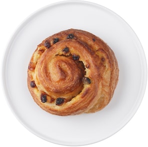 Изображение товара Улитка с ванильным кремом и изюмом на сливочном масле 80г