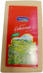 Изображение товара Сыр Киприно Советский полутвердый 50%