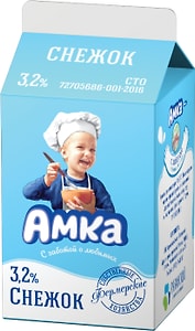 Изображение товара Снежок Амка 3.2% 450г