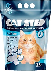 Изображение товара Наполнитель впитывающий силикагелевый Cat Step Arctic Blue 3.8л