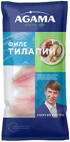 Изображение товара Тилапия Agama филе без кожи замороженное 400г