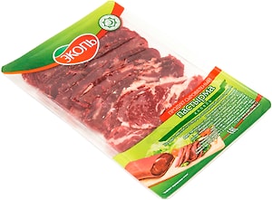 Изображение товара Пастырма Эколь По-турецки сыровяленая нарезка 0.1-0.2кг