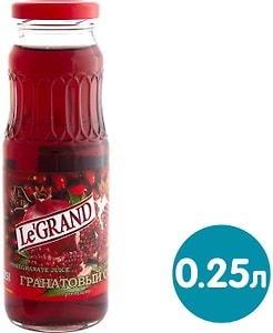 Изображение товара Сок LeGrand Гранатовый 250мл