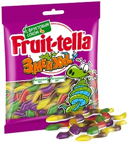 Изображение товара Мармелад Fruittella жевательный Змеи XXL 70г