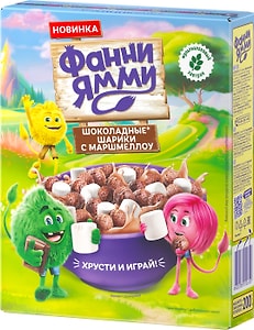 Изображение товара Шарики Фанни Ямми Шоколадные с маршмеллоу 200г