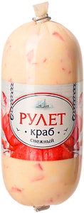Изображение товара Рулет Европром Снежный краб пастеризованный из фарша рыбного сурими 350г