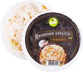 Изображение товара Капуста ФЭГ квашеная с морковью 150г