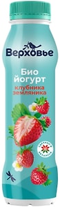 Изображение товара Биойогурт Верховье Клубника-Земляника 2% 260г